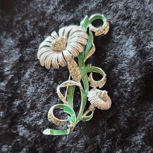 Vintage BJL Flower Brooch
